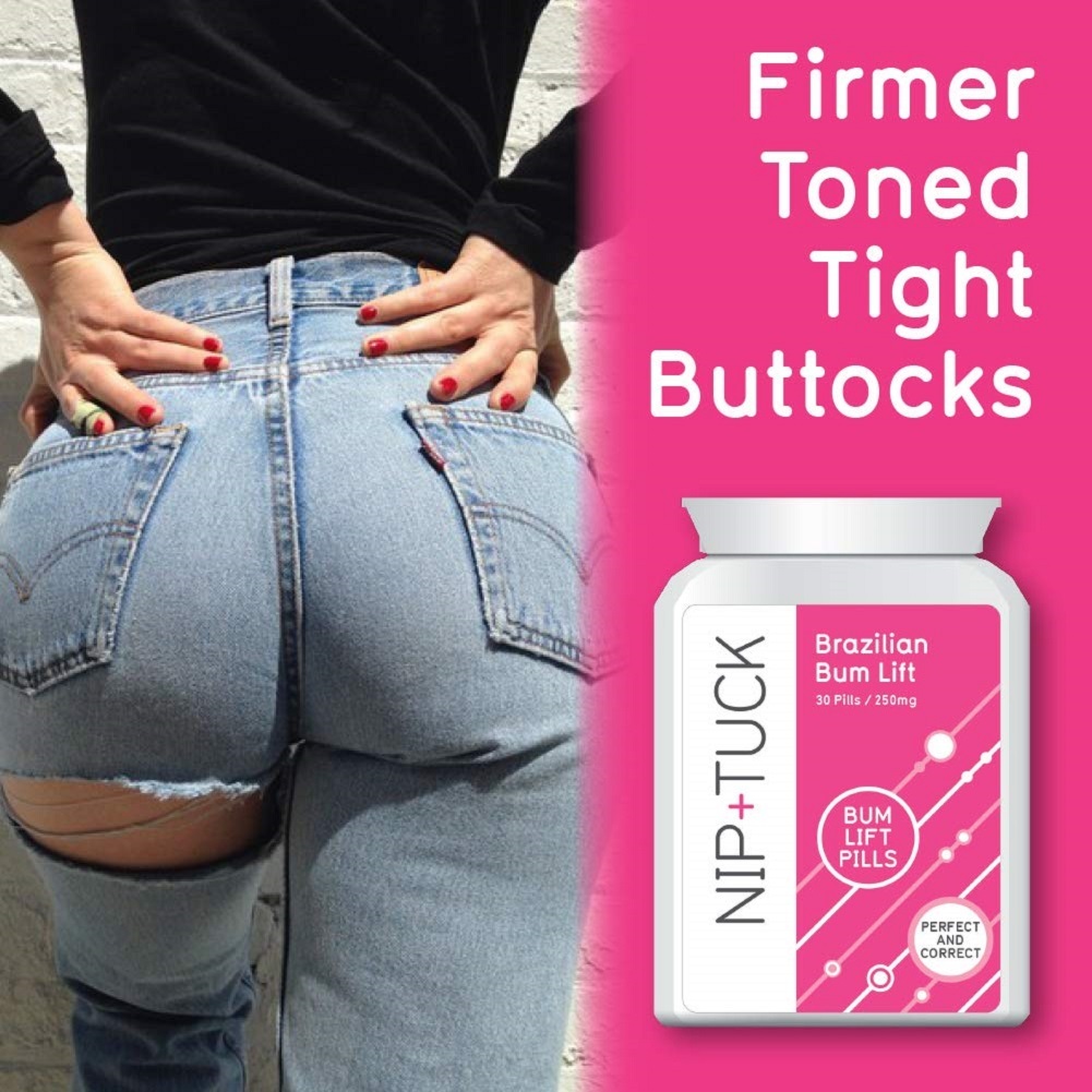 Nip And Tuck Brazilian Bum Lift Pills Super Sexy Apple Butt Rounder Big