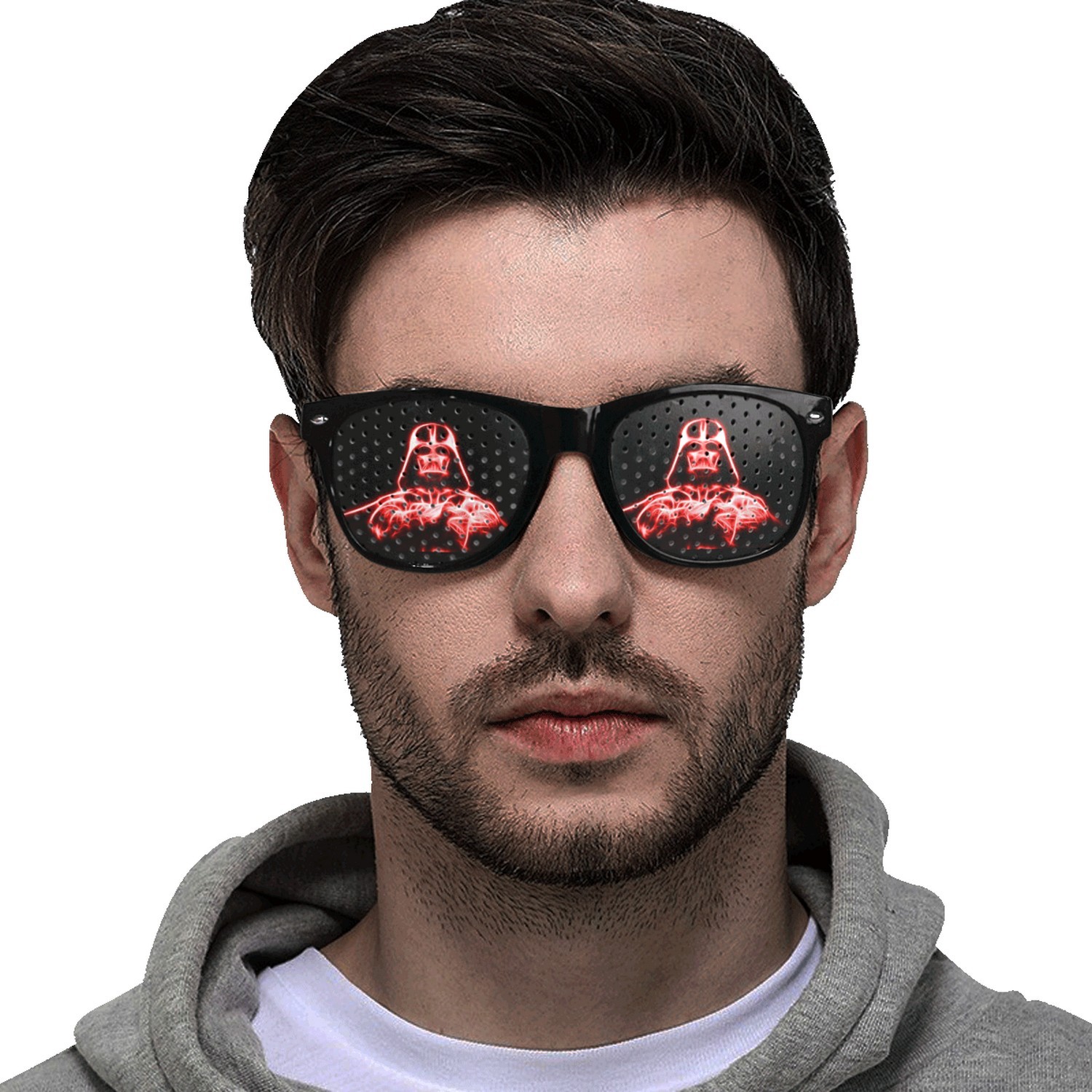 Darth Vader Star Wars Unisex Perforated Lenses Sunglasses - Accessories