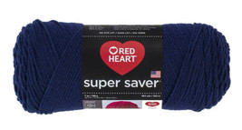 Red Heart Super Saver Jumbo Yarn - Soft Navy - $6.95