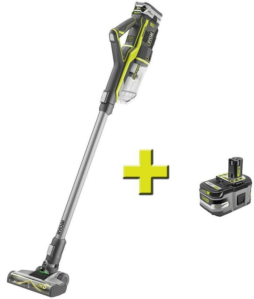 Ryobi Stick Vacuum Cleaner 18-Volt Lithium-Ion High Capacity Battery ...