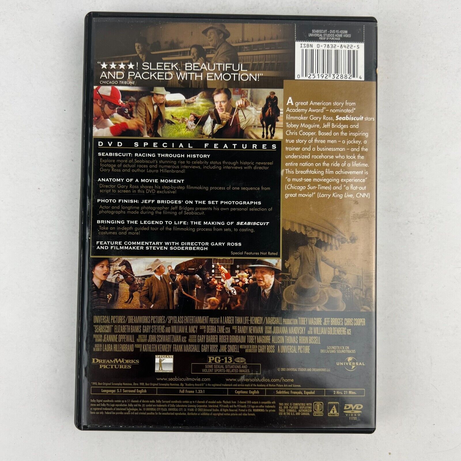 Seabiscuit (Full Screen) DVD Tobey Maguire, Jeff Bridges - DVDs & Blu ...