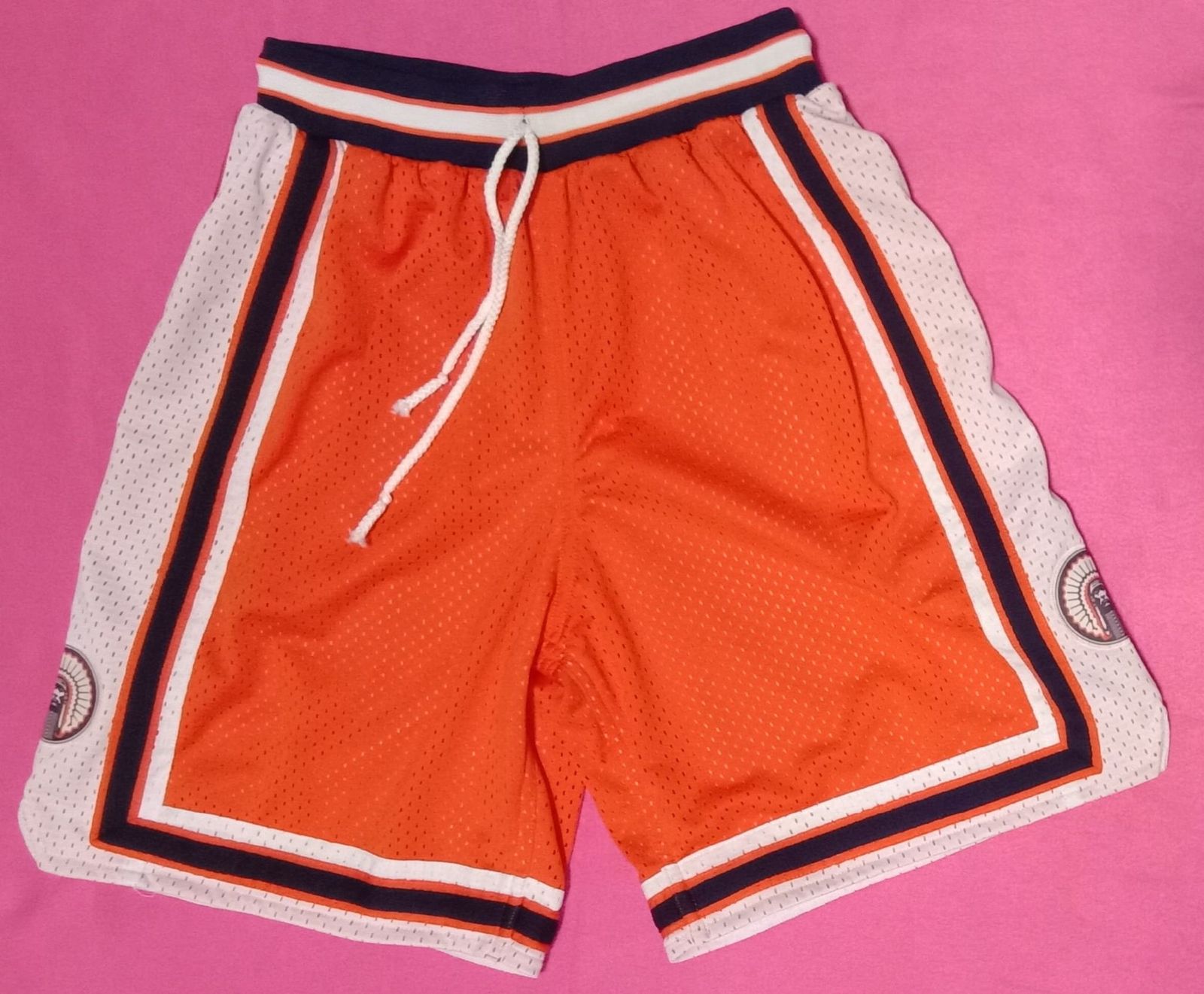 FIGHTING ILLINOIS Classic College Away Basketball Shorts Any Size Gift