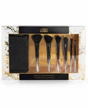 7 Pc Glitterati Culture Large Makeup Brush Set &amp; Makeup Bag / Gift Set (... - $18.76