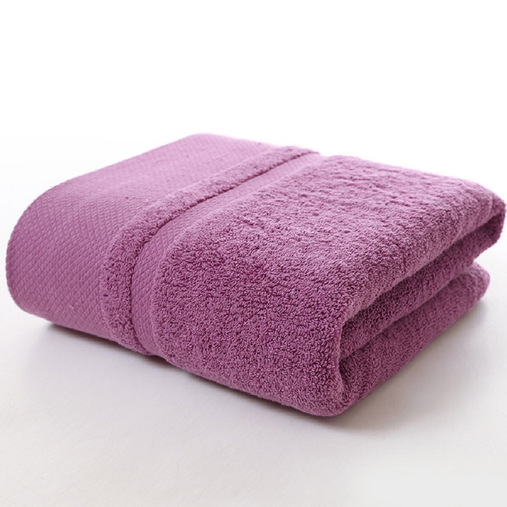Cotton Large Thick Bath Towels Solid Color 9 Bathroom Face Shower Towels 35x75cm Towels