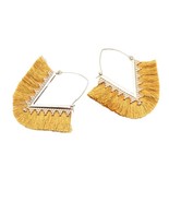 Standard 4Pcs Women Fashion Alloy Geometric V Shape Tassel Earrings Turm... - $26.51