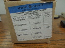 Ge TFKASA6AB1 Auxiliary Switch Ge TFK/TFJ/THFK/THFJ Frame Breakers Used - $225.00