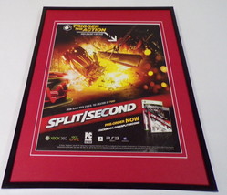 Split/Second 2010 PS3 XBox Framed 11x14 ORIGINAL Advertisement