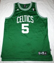 Adidas Boston Celtics Kevin Garnett #5 Men’s 2XL Sewn Green Jersey NBA S... - $69.29