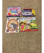 Blue&#39;s Clues Book Dora Book Hedgie Book and Leap Frog Game Book (Lot of 4) - $8.99