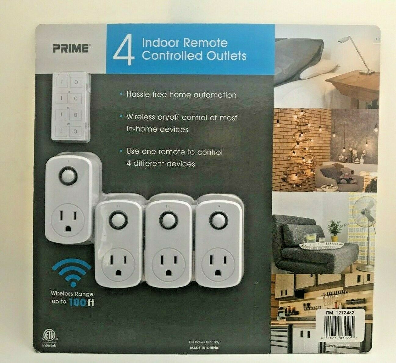 4 Prime Indoor Remote Control Wireless Outlets Electrical Outlets