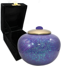 Cosmic Small Shimmering Light Cremation Urns for Human Ashes Keepsake, - $70.62