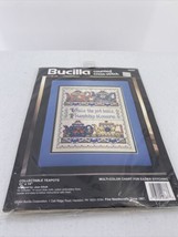 Vintage Bucilla Collectable Teapots Counted Cross Stitch Kit 40887 Joan Elliott - $14.95