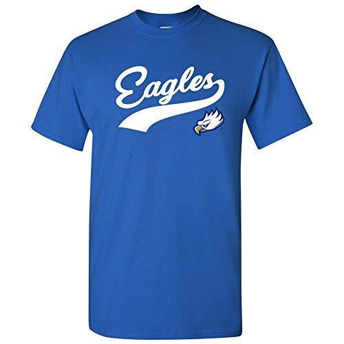 AS41 - FGCU Eagles Baseball Jersey Script T-Shirt - Large - Royal - Fashion