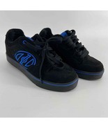 Heelys black blue wheel sneaker youth 5 - $20.00