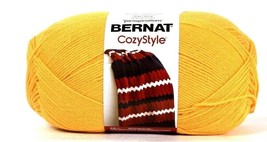Yarnspirations Bernat CozyStyle 80029 Autumn Yellow 4 Med 100% Acrylic Yarn 16oz - $25.99