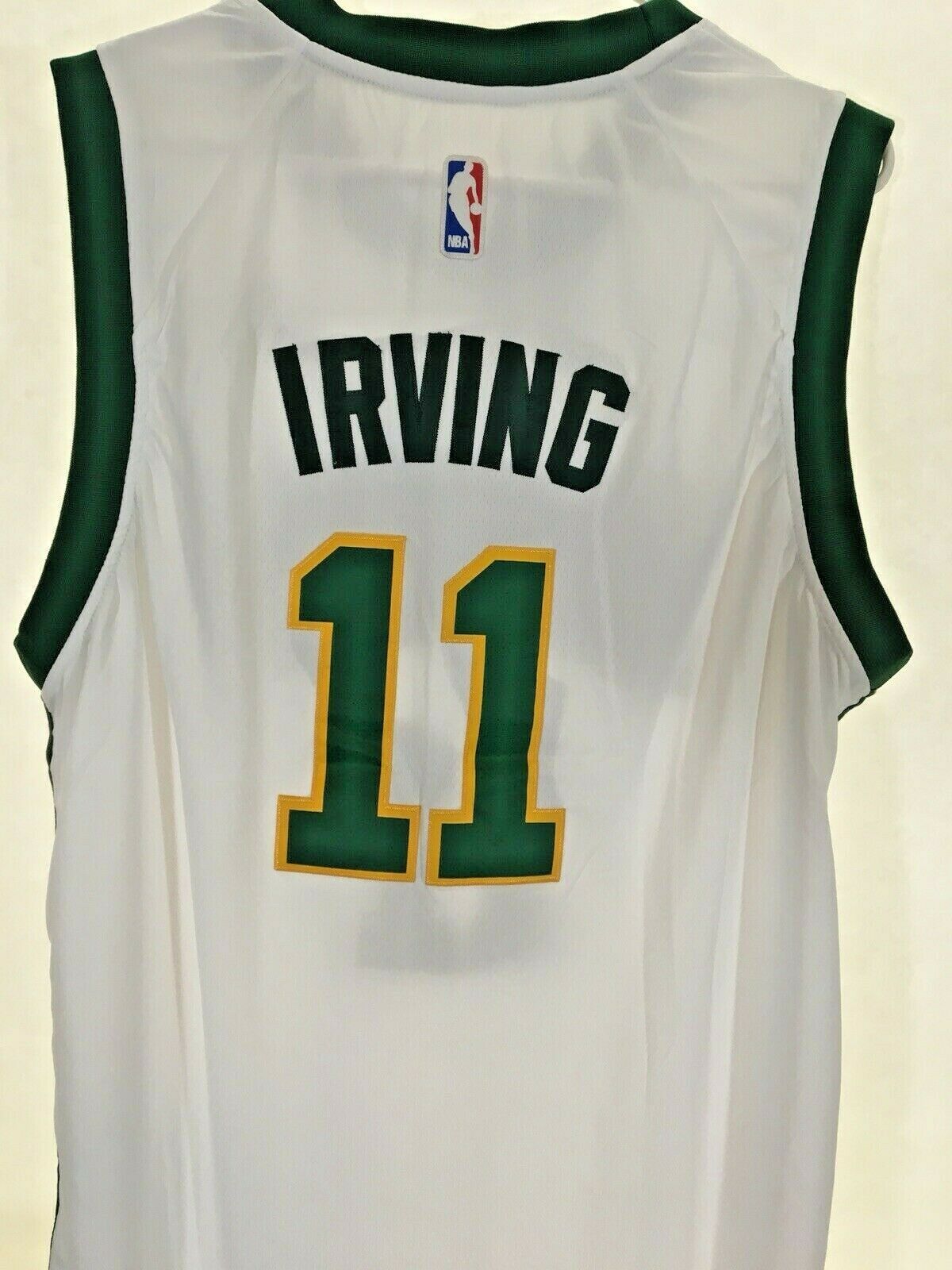 Kyrie Irving NIKE Boston Celtics Dri-Fit Authentic NBA Logo Jersey Sz ...