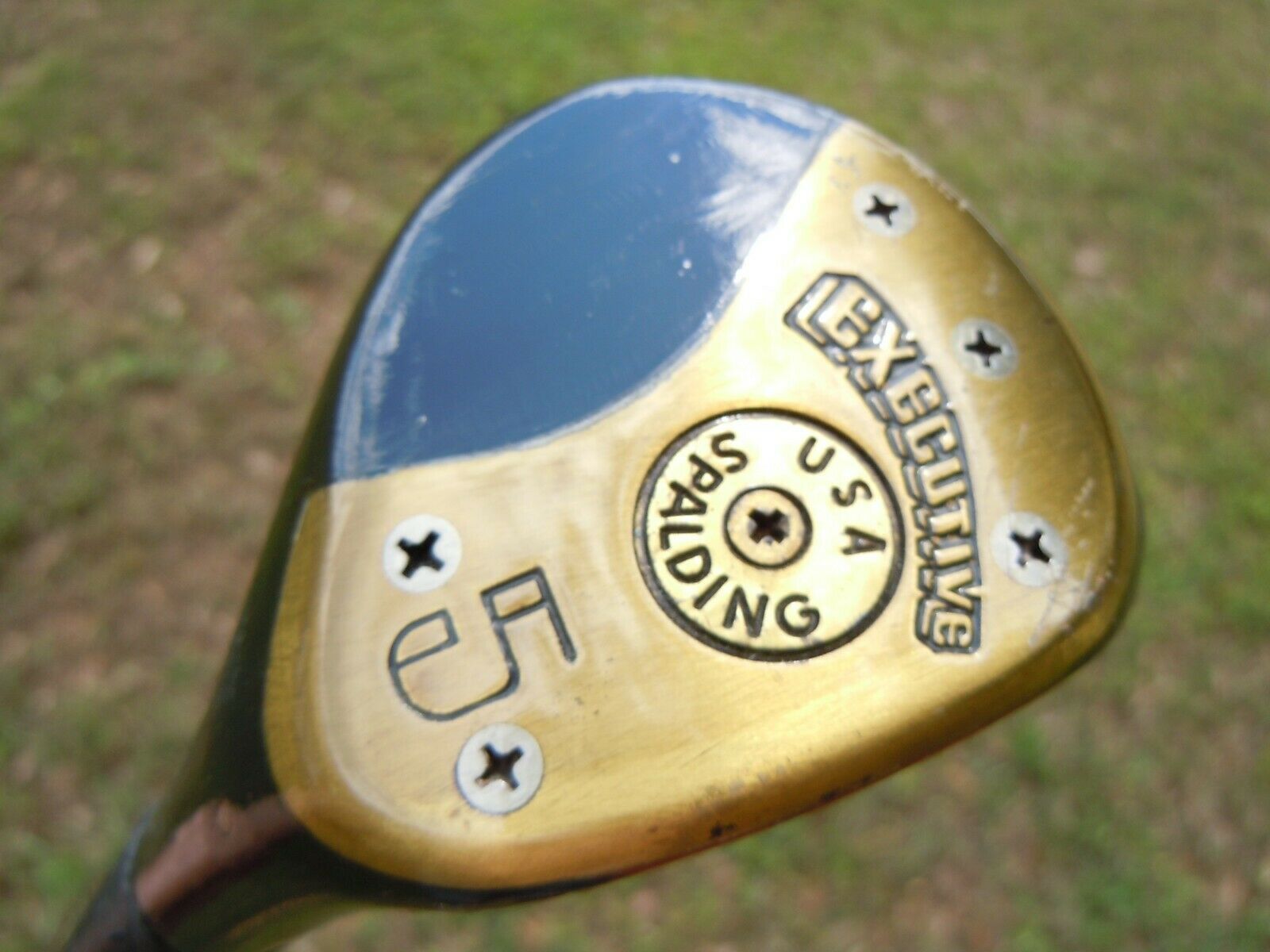 Primary image for Vintage Spalding Executive Fairway 5 Wood Golf Club Steel Shaft EUC