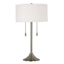 Kenroy Home 21404 Brushed Steel Stowe 2 Light Table Lamp - $73.26