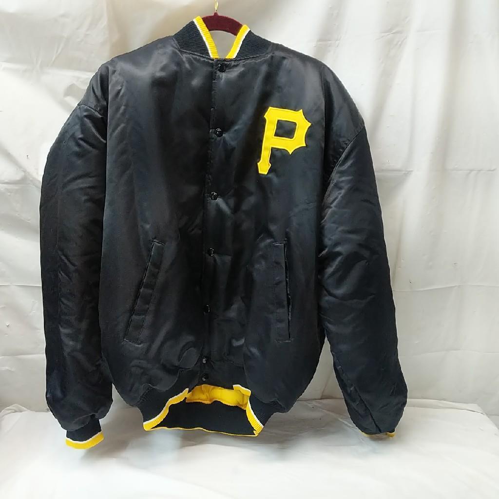 Starter Authentic Diamond Collection XL Pittsburgh Pirates Black Nylon Jacket - $206.99