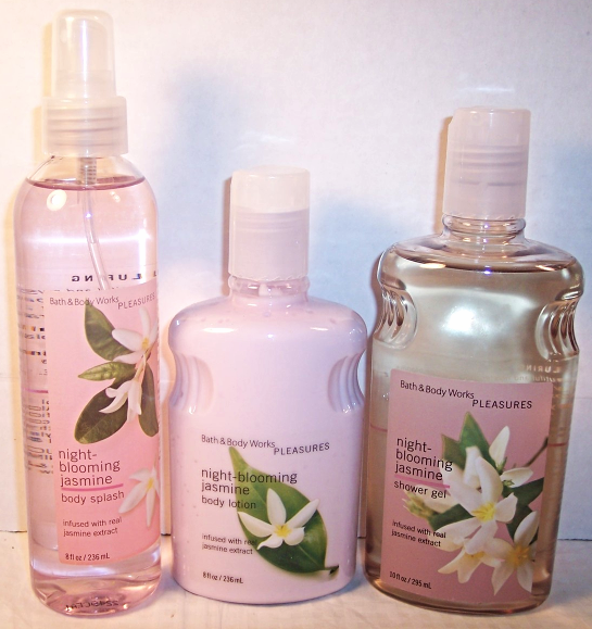 Bath & Body Works NightBlooming Jasmine Body Lotion Mist Shower Gel
