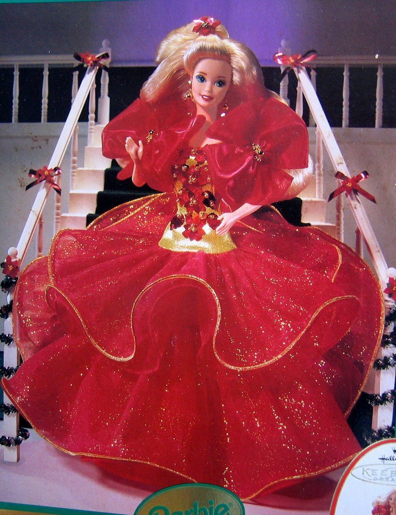1993 happy holidays barbie