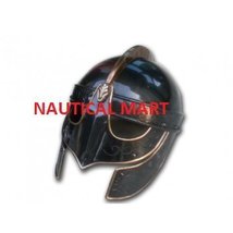 NauticalMart Medieval Knight Wearable Wolf Black Armor Helmet  