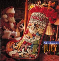 Santa Sampler Christmas Stockings Doorstop Framed Picture Cross Stitch P... - $11.99
