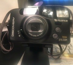 Fujifilm Discovery 270 Zoom 35mm Point & Shoot Film Camera with Black Case - $35.59