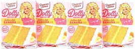 4 Boxes Duncan Hines 15.25oz Dolly Parton's Southern Style Banana Cake Mix