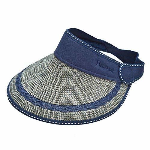 PANDA SUPERSTORE Summer Hat Sunscreen UV Empty Top Hat Sun Hat Beach Hat Straw