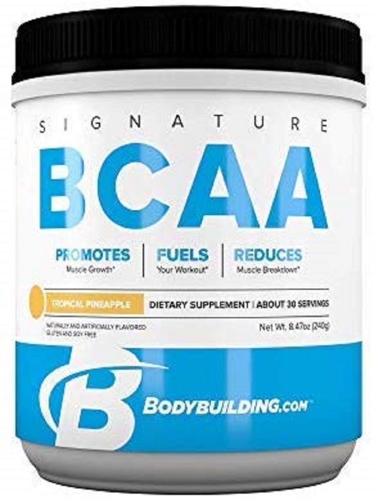 Bodybuilding Signature BCAA Powder | Essential | 30 Servings, Tropical Pineapple