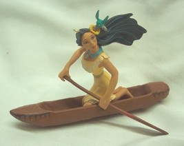 VINTAGE Hallmark Disney POCAHONTAS IN CANOE 4&quot; CHRISTMAS TREE ORNAMENT M... - $16.34