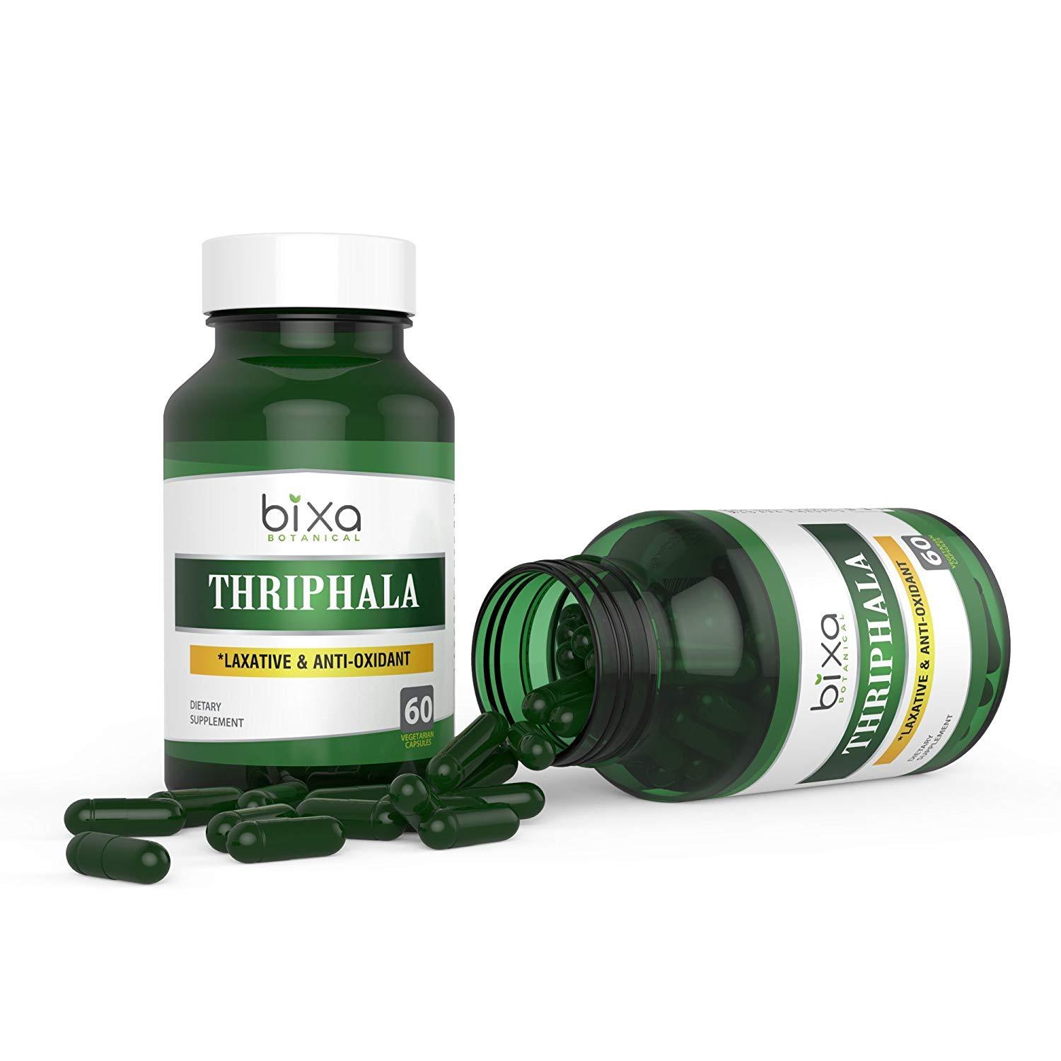 Triphala Extract(Three Myrobalans / Haritaki, Bibhitaki Veg 60 capsules