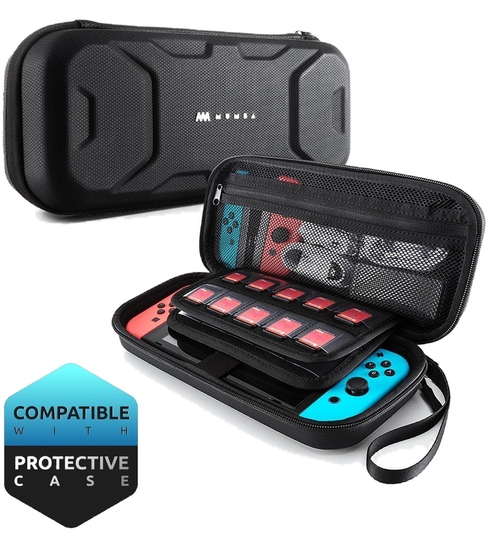 Mumba Carrying Case for Nintendo Switch, Deluxe Protective Travel Carry Case Pou