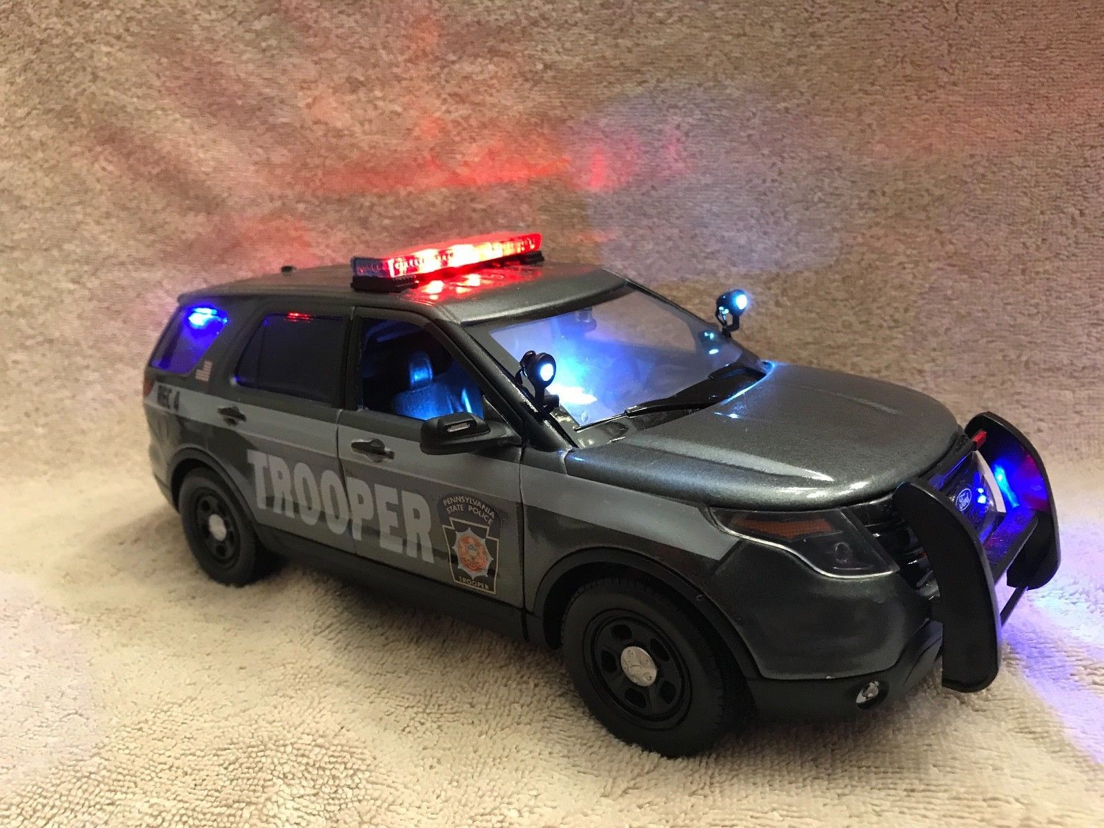 diecast police car accessories