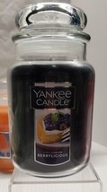 Yankee Candle BERRYLICIOUS Large 22 oz single wick retired Classic Jar C... - $26.72