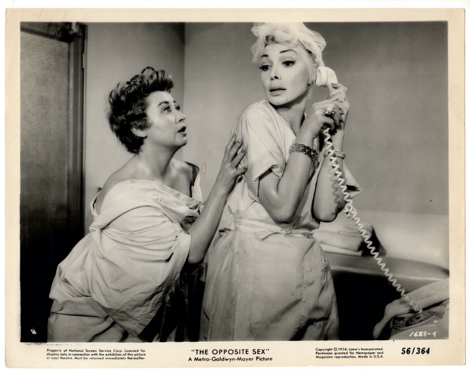 The Opposite Sex 1956 Joan Blondell And Dolores Gray Mgm Musical Comedy 8x10 Black And White 