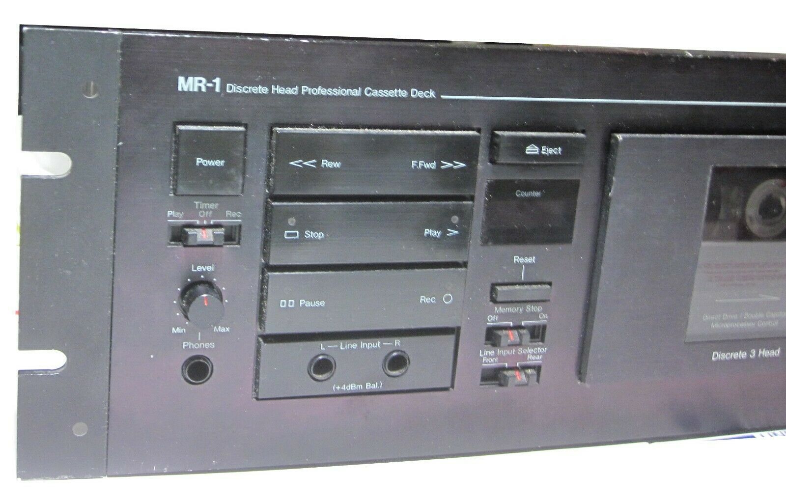Nakamichi MR1 Professional 3 head Cassette Deck XLR fully serviced