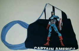 Marvel Captain America 2-in-1 Fabric Face Mask》Reversible, Washable, Reusable》Os - $12.86