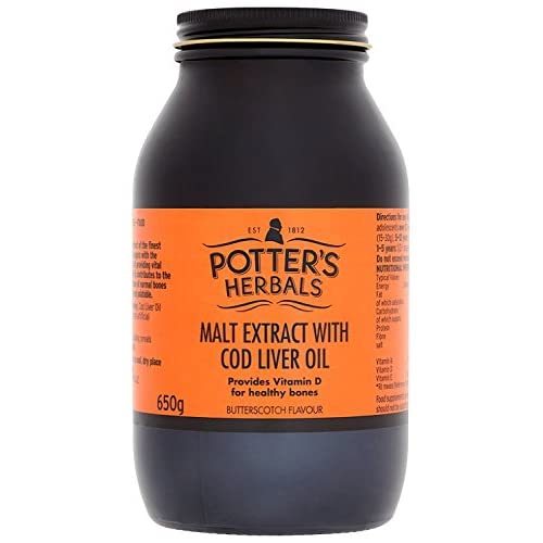 Potters Malt Extract and Cod Liver Oil with Butterscotch 650 g Other