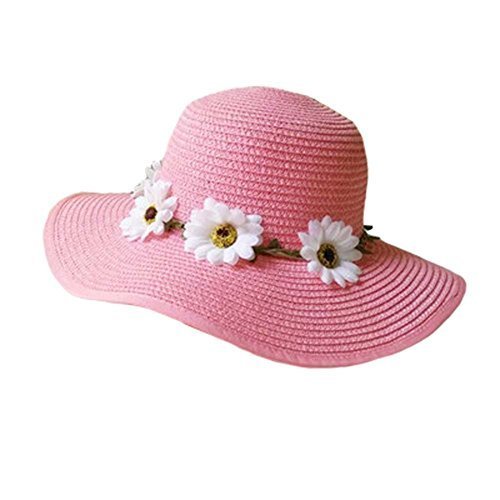 Sunscreen Large Brimmed Hat Child Children Folding Beach Hat UV Girls Summer