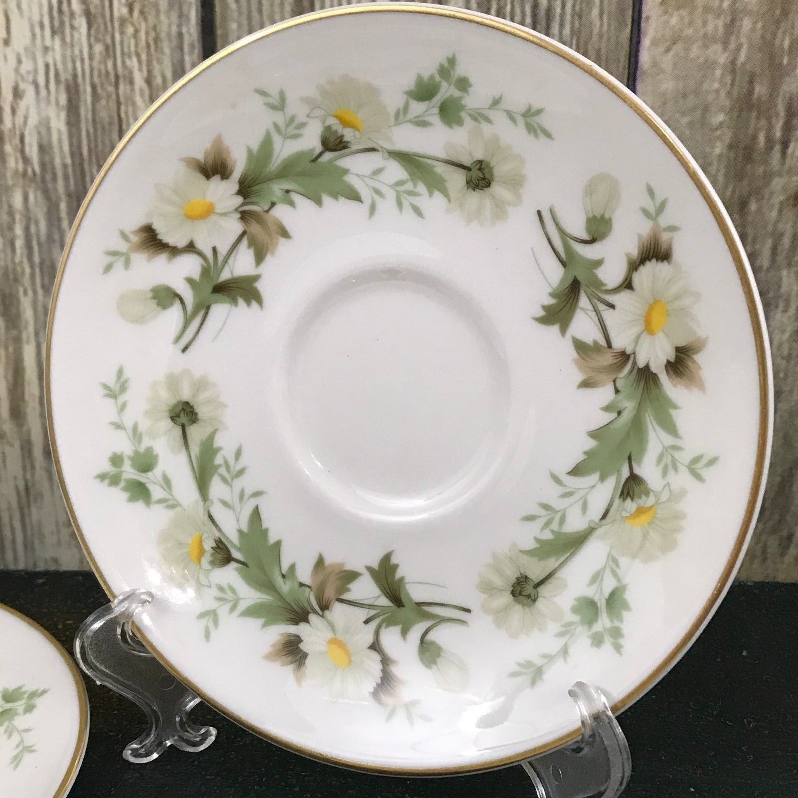 Royal Doulton Clairmont English Translucent China Vintage Saucer Plates ...