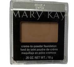 Mary Kay Endless Performance Crème To Powder Foundation BEIGE 4 - $22.49