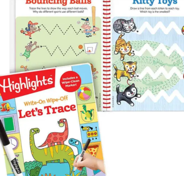 Highlights Preschool Educational Box with Uppercase Letters & Numbers