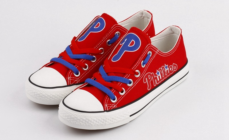 Men Women Philadelphia Phillies Limited Edition Canvas Shoes Sneakers Mlb Style - Unisex Adult Shoes