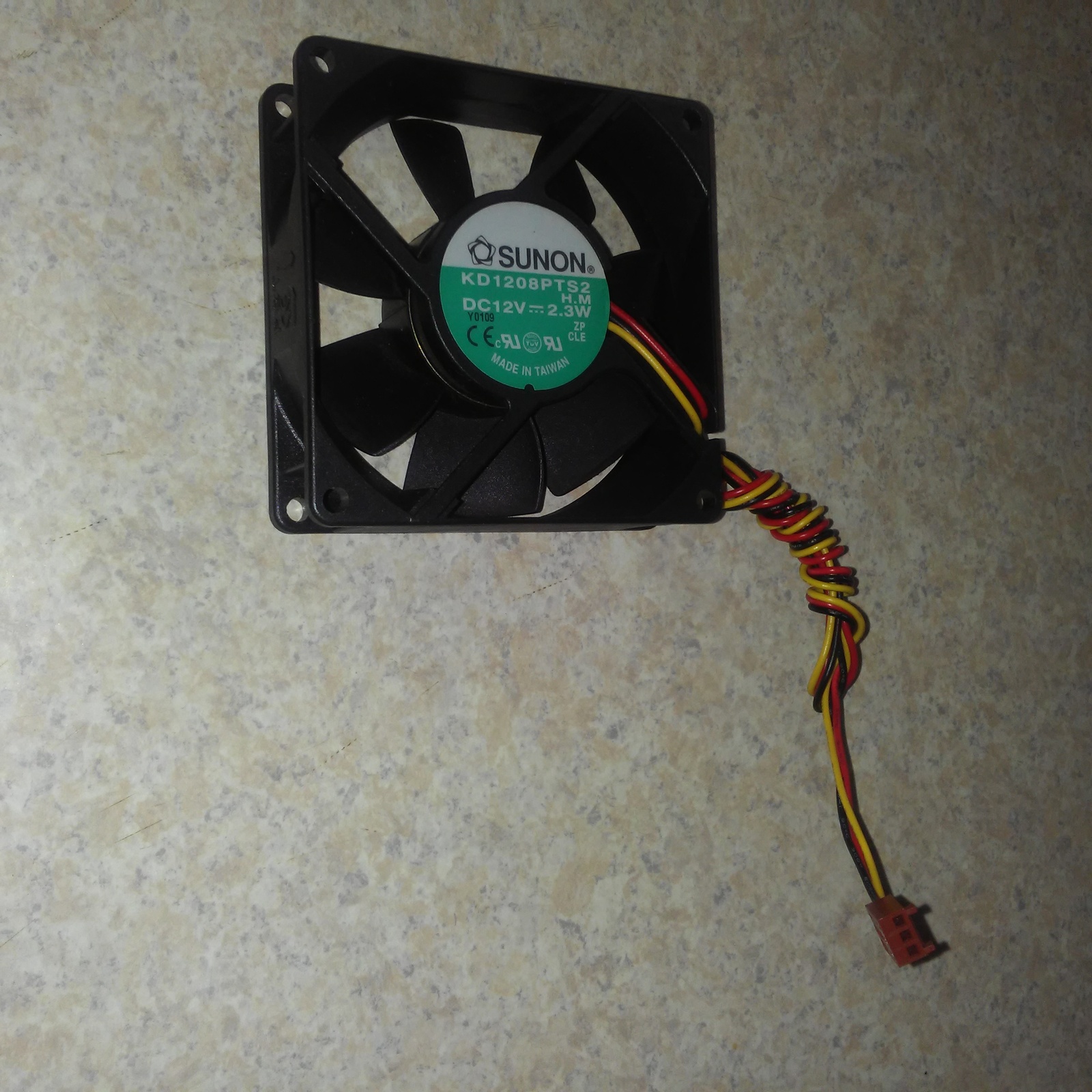 SUNON MAGLEV DC 12V 0.7W 2 WIRE COOLING FAN KDE1205PHV2