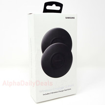 NEW 2-Pack Samsung Wireless Fast Charger Stand Pad Slims Qi Certified - $39.99