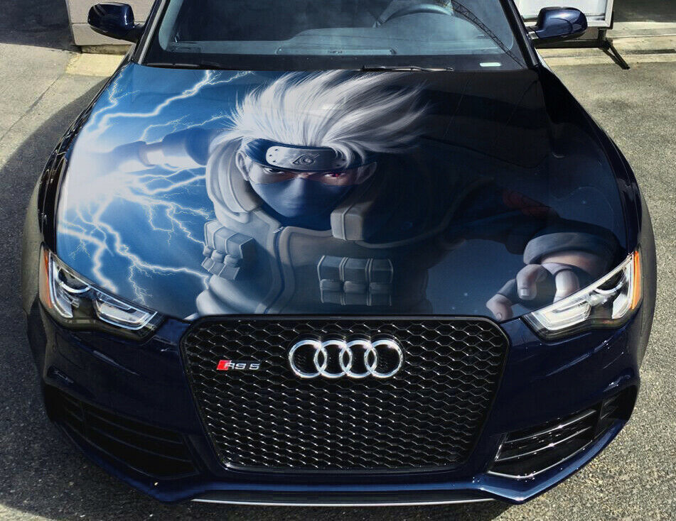 Anime Wrapping Paper Car / Vinyl Car Hood Wrap Full Color Graphics