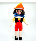 Effanbee Pinocchio Doll 11&quot; Brown Hair Sleep Eyes Jointed 1975 1176 - $9.89