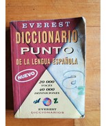 Everst Diccionario Punto De La Lengua Espanola 20,000 Voces - $23.75